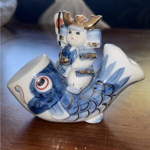 Japanese Hand Painted Koinobori Taisho Festival Figurine